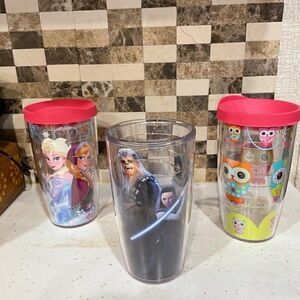 3 Tervis Tumbler’s 
